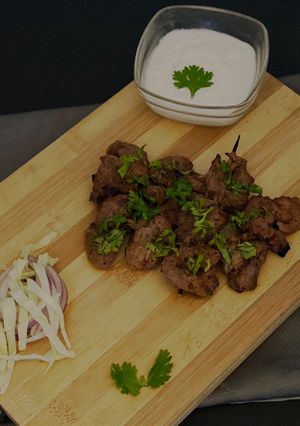 A picture of Bihari Kabab.