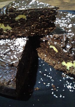 Una foto de Brownie con Avena🍫☕