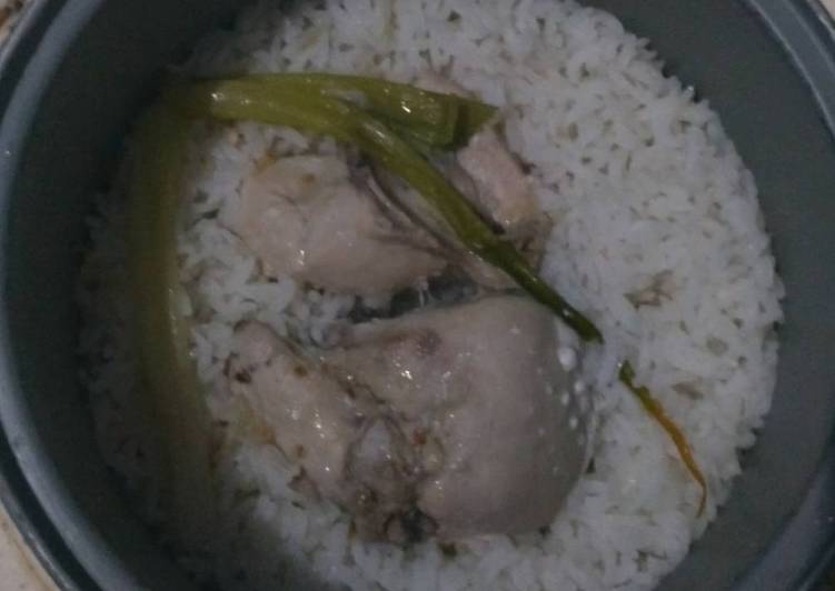 Cara Gampang Menyiapkan Nasi Ayam Hainam (Rice Cooker), Sempurna