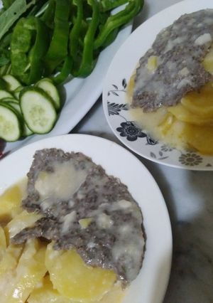 صورة لوصفة كفته بالطحينيه