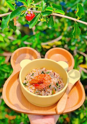 Hình của món Cơm Chiên Hải Sản Rau Củ (Ăn Dặm).
