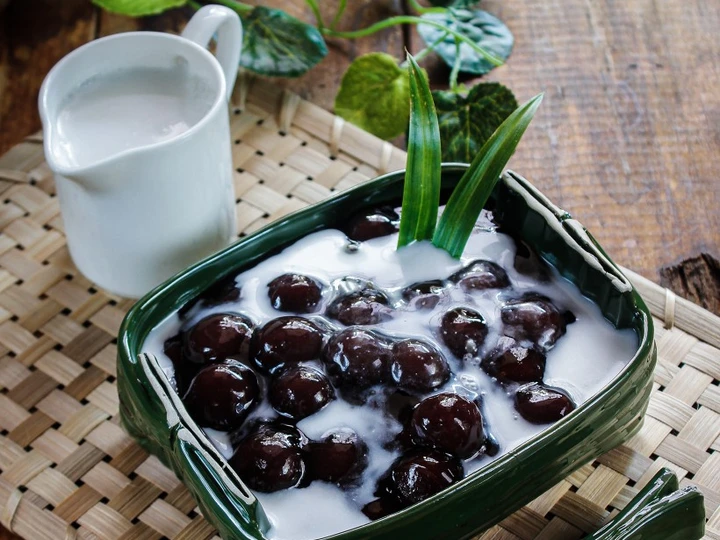 Langkah Gampang Membikin Resep Bubur Candil ubi ungu yang Uenak Anti Ribet, Mantap