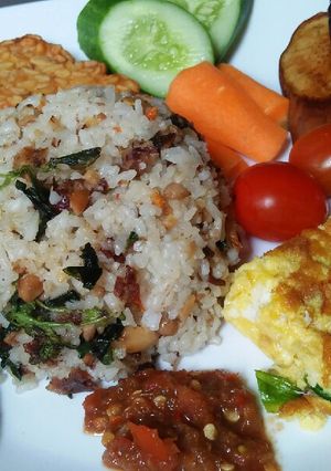 Foto resep Nasi tutug oncom pedas