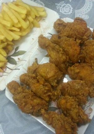 صورة لوصفة دجاج كنتاكي مقرمش