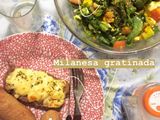 Milanesa con ensalada❤️