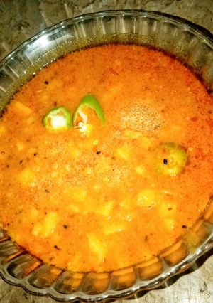 A picture of Aloo ki Tarkari.