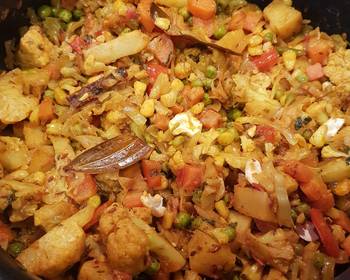 Easy Recipe Mix Veg Kadhai Delicious