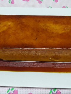 Una foto de Flan de huevo y plátano