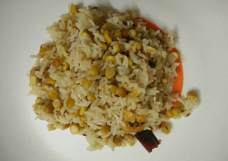 Recipe of Any-night-of-the-week Chana dal khichdi