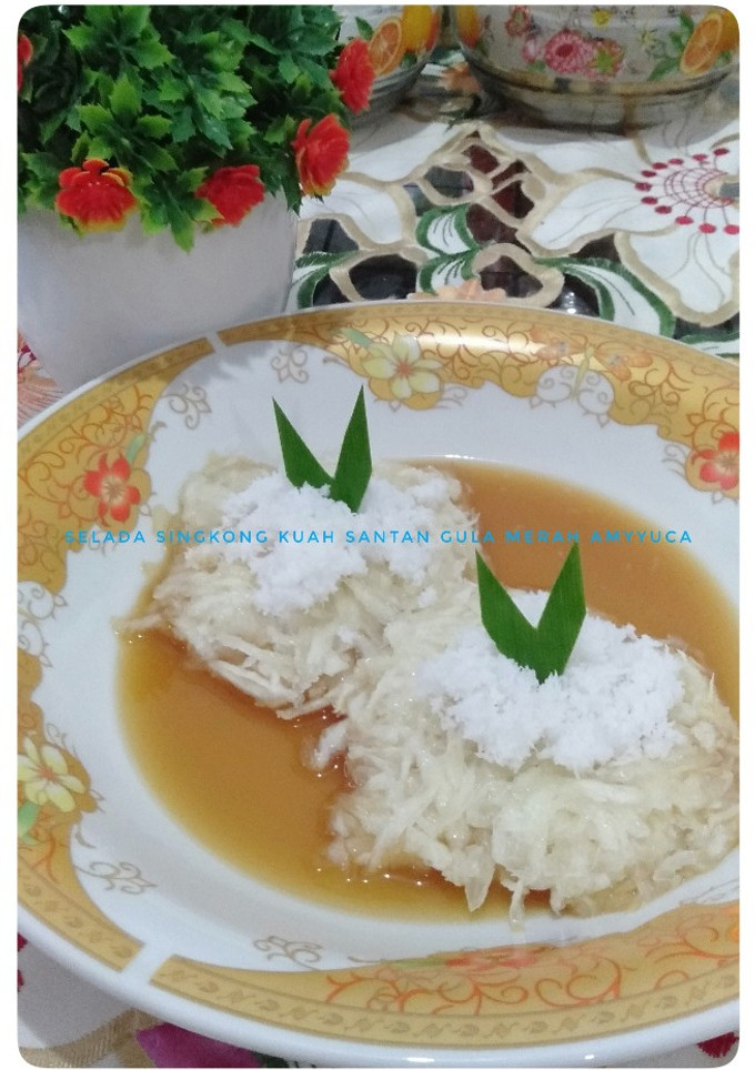 Foto resep Selada singkong kuah santan gula merah (sulada gumbili)