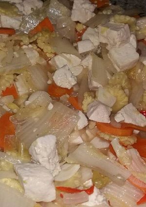 Foto resep Tahu with sayur indo oishi