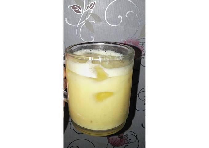 Resep: Es Nanas Mix Yakult Rumahan
