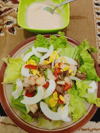 Cara Sederhana Membuat Resep  Simple Salad yang Lezat Sekali, Lezat