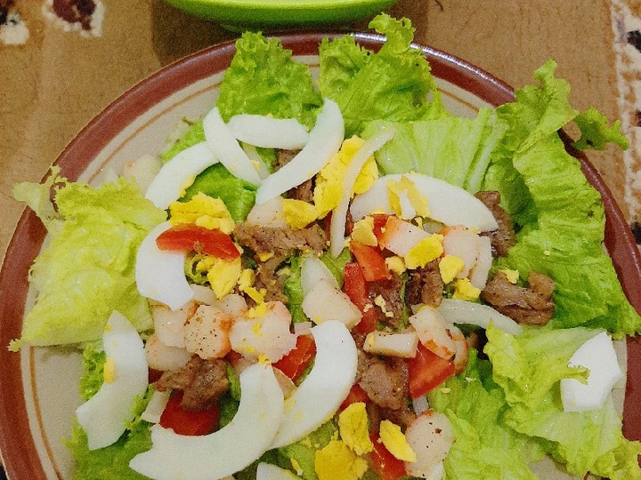 Cara Sederhana Membuat Resep  Simple Salad yang Lezat Sekali, Lezat