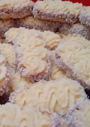 صورة لوصفة حلوى اللمبوط أو petit four بوصفة جديدة