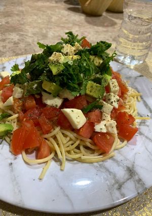 Una foto de Ensalada de pasta 🥗