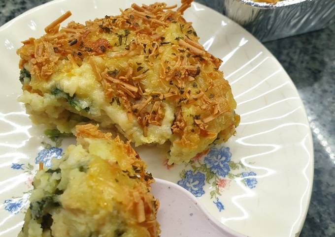 Baked Chicken Potato With Spinach