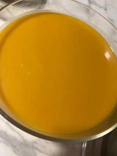 Una foto de Crema de calabaza