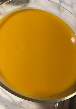 Una foto de Crema de calabaza