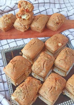 Une photo de Minis cakes mozza tomates séchées
