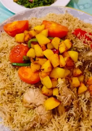 صورة لوصفة رز بالطماطم