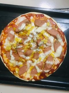 Hình của món Pizza xúc xích 🍕🍕.