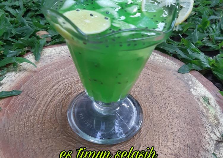 Resep 566. Es Timun Selasih yang Sempurna