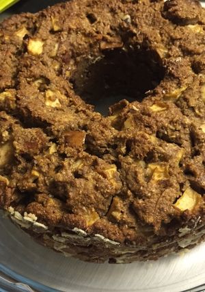 Foto de Bolo de maçã integral