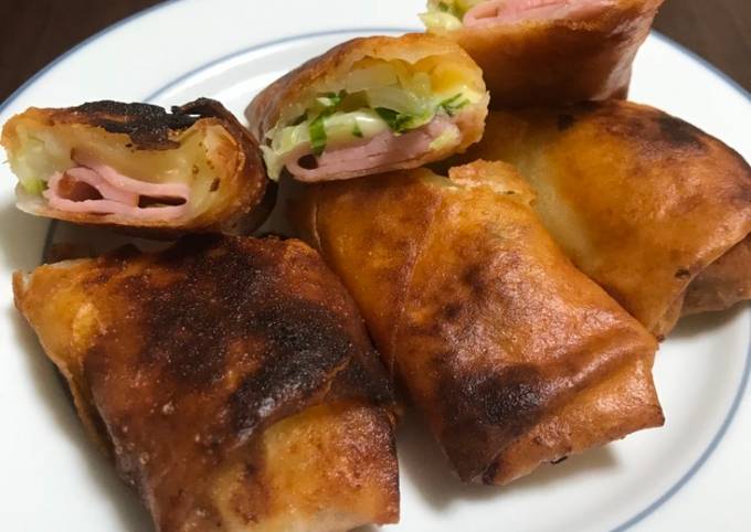 Recipe of Perfect Ham Chinese spring roll