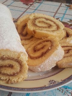 Piskótatekercs recept fotója