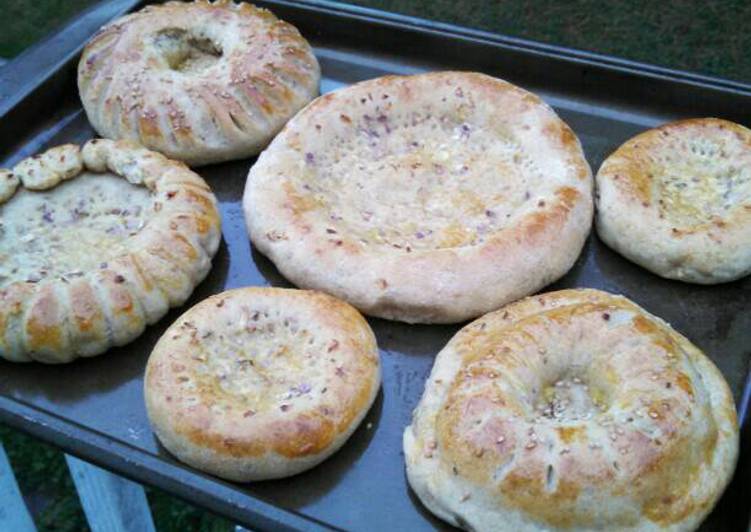 Recipe of Favorite Sourdough Uyghur naan