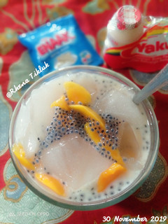 Foto resep Es yakult mangga selasih