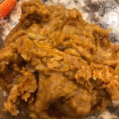 A picture of Misr wot (Ethiopian red lentil stew - vegan).