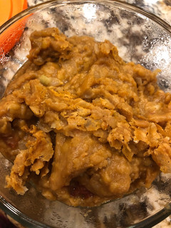 A picture of Misr wot (Ethiopian red lentil stew - vegan).