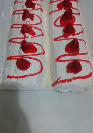 Una foto de Rollo de fresas
