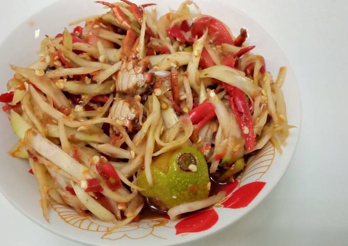 Anti Ribet, Bikin Thai salad (papaya somtam) Menu Enak Dan Mudah Dibuat