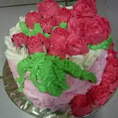 รูปของ Birthday cake / base rainbow cake