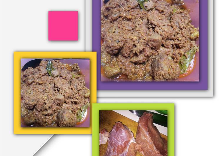 Cara Gampang Menyiapkan 🍲Rendang Daging Kerbau🍲 Anti Gagal