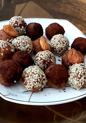 عکسی از دستور ترافل خرما😋