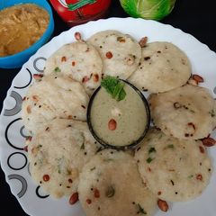 A picture of Potato Idli.