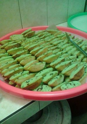 Foto resep 1. Kue Pukis Pandan