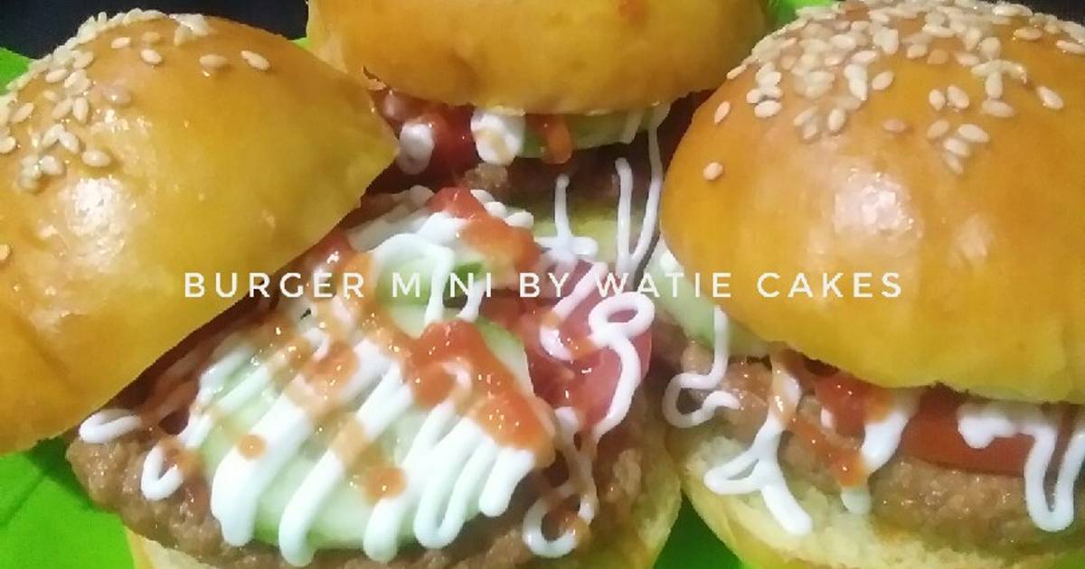 Resep Roti Burger Mini Kw, Empuk Oleh Dapur Koe - Cookpad Resep Roti Burger Mini Kw, Empuk Oleh Dapur Koe - Cookpad