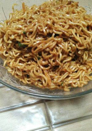Foto resep Mie goreng bumbu basah