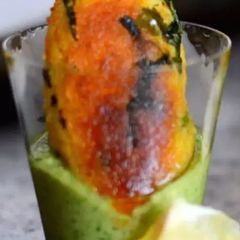 Idli Kababs with Shots A picture of Idli Kababs with Shots.