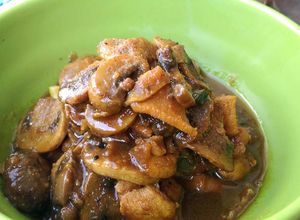 Foto resep Ayam kecap jamur kancing