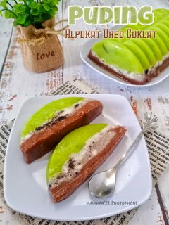 Foto resep Puding Alpukat Oreo Coklat