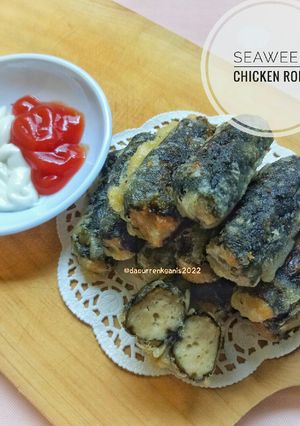 Foto resep Seaweed chicken roll, lumpia ayam, seaweed shrimp roll