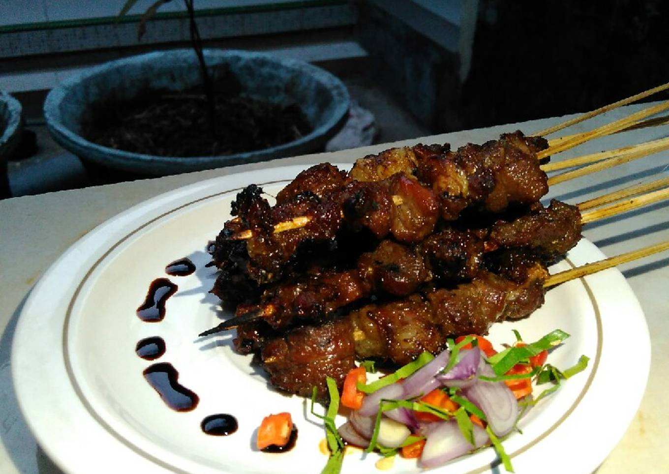 Sate kambing 🍡🍢