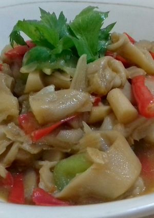 Foto resep Cah Jamur Oyong (Menu Diet Golongan Darah B)