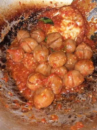 Langkah Gampang Menyiapkan Resep Pentol mercon + telor ceplok yang Sempurna Anti Ribet, Bisa Manjain Lidah